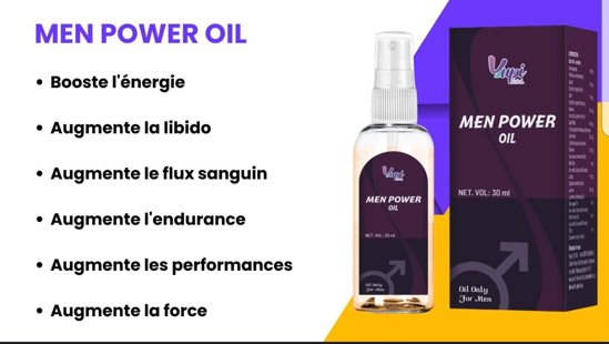 Image sur YUPI Global, MEN POWER OIL, 30ml